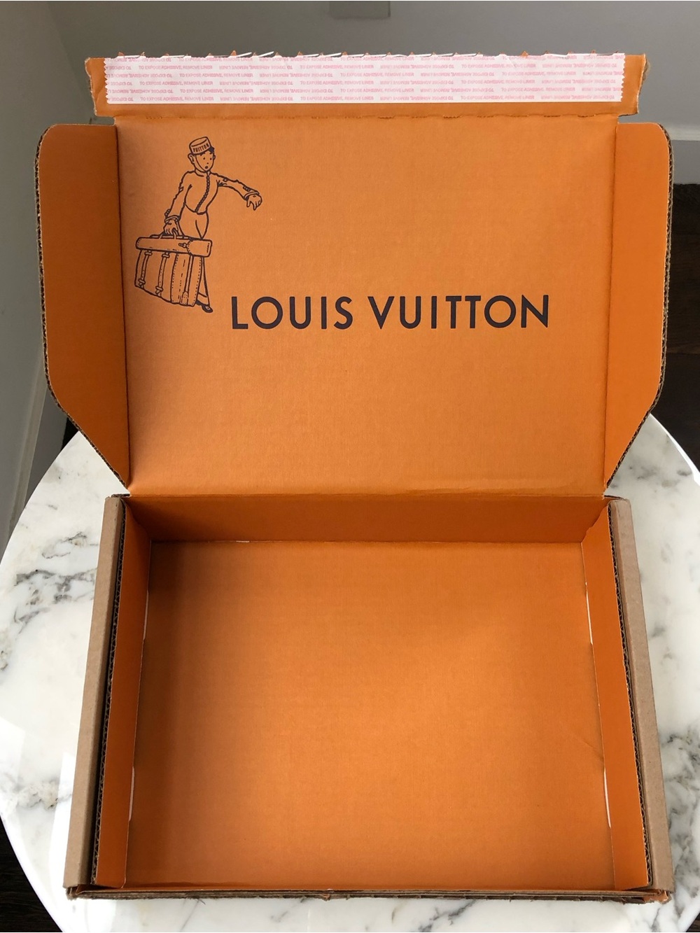 LOUIS VUITTON Authentic Empty Shipping / Storage Box 12.5” x 9” x 3”